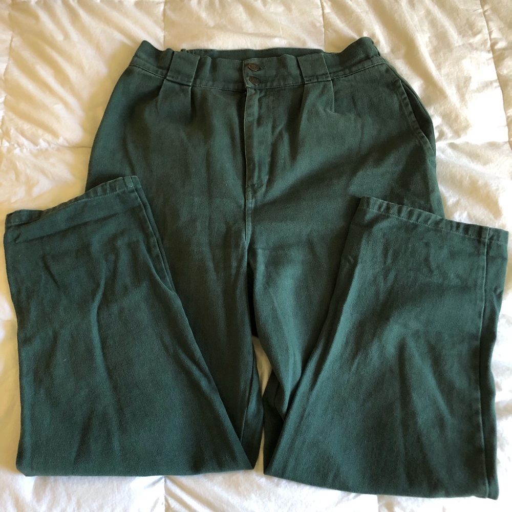 Lucy & Yak High Rise Jeans in Green